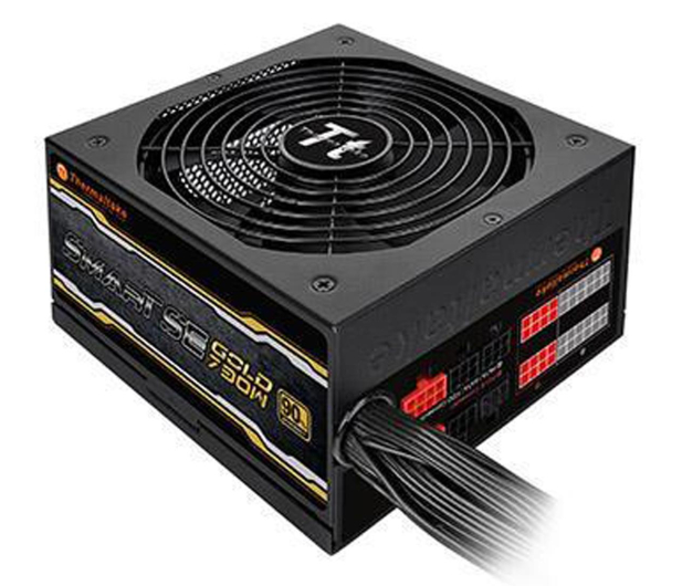 THERMALTAKE Smart SE 730W Modular (sprawnosc 80+ Gold dla 230V, 4xPEG, 140mm, Single Rail) - 402040 - zdjęcie